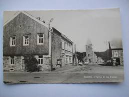 Ma Réf:33-8.                          NAOME      L'Eglise Et Les Ecoles   ( Glacée ). - Bievre