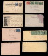 USA 4 Covers And Postcards 1897-1921 To Europe - Storia Postale