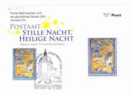 08.12.2012  -  Sonderstempelkarte, Gestempelt In 5110 Oberndorf Bei Salzburg  -   Siehe Scan  (at 1418) - Covers & Documents