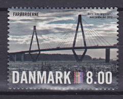 Denmark 2012 BRAND NEW 8.00 Kr. Farøbroerne Bridge Brücke Pont (from Booklet) MNG - Ongebruikt
