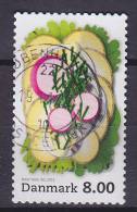 Denmark 2012 BRAND NEW 8.00 Kr. Dansk Smørrebrød Danish Sandwich (From Sheet) - Used Stamps