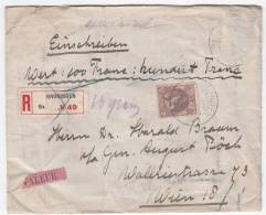 NETHERLANDS - Groningen, Cover, Year 1921, Registered, Valeur, Wax Seal - Covers & Documents
