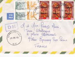 Lettre Cover BRESIL 1985, URUBICI Pour La FRANCE, TRIGO MAMONA EGLISE  /2939 - Lettres & Documents