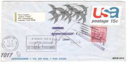 MARCOPHILIE POSTAL HISTORY Aérogramme Paris Retour à L´envoyeur 1974 - Poststempel