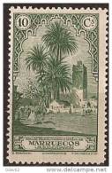 MA108SASF-LAB911-TARMS.Maroc.Marocco MARRUECOS ESPAÑOL PAISAJES Y MONUMENTOS 1928 (Ed 108**) Sin Charnela LUJO RARO - Mosques & Synagogues