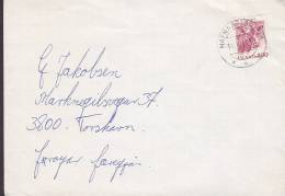 Iceland Deluxe HAFNARFJÖRDUR 1983 Cover Brief To TORSHAVN Faroe Islands Kuh Cow Stamp - Lettres & Documents