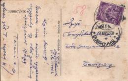 PPC WITHOUT FRANKING AT DEPARTURE AND 20DIN. PORTO - Lettres & Documents