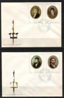 POLAND FDC 1970 MINIATURES FAMOUS POLES IN NATIONAL MUSEUM Music Army Women Library King Queen Painter Mistress Art - Femmes Célèbres