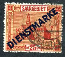 2153 )  SAAR 1922  Mi.#6  PF/ II  Used - Dienstmarken
