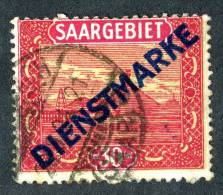 2173 )  SAAR 1922  Mi.#6  Used "E" Mit Flecken - Dienstmarken