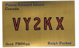 QSL- 41    CANADA : PRINCE EDWARD ISLAND : VY2KX - Other & Unclassified