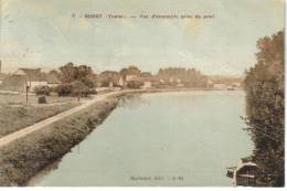 CPSM GURGY (Yonne) - Vue D'ensemble Prise Du Pont - Gurgy