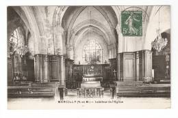 CPA : 27 - Eure : Marcilly : Intérieur De L'Eglise - Marcilly-sur-Eure