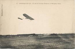 AERODROME DE ST-LYE UN VOL DE L'AVIATEUR DAUCOURT SUR MONOPLAN BLERIOT - Aérodromes