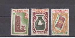 Comores YT 29/31 ** : Artisanat - 1963 - Unused Stamps