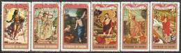 Burundi 1971 Mi# 750-755 A Used - Easter / Paintings - Gebraucht