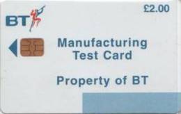 United Kingdom - TRL009, Manufacturing Test Card £2, 1000ex, Mint - BT Dienst Und Test