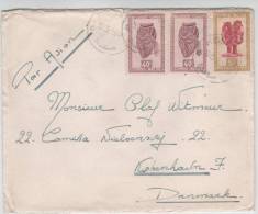 Belgian Congo Cover Sent Air Mail To Denmark 30-3-1953 - Lettres & Documents