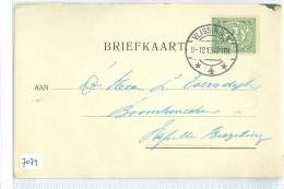 HANDGESCHREVEN BRIEFKAART Uit 1913 NVPH 55 Van VLISSINGEN Naar KAPELLE Bij BIEZELINGE (7074) - Covers & Documents