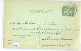 HANDGESCHREVEN BRIEFKAART Uit 1916 Van MIDDELBURG Naar AMSTERDAM  (7090) - Brieven En Documenten