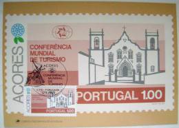 1980 AZORES ACORES PORTUGAL WORLD TOURISM CONFERENCE MAXIMUM CARD 2 - Maximum Cards & Covers