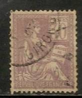 FRANCE - 1900-01  Type Mouchon  Yvert # 115 - Type I -  USED - 1900-02 Mouchon