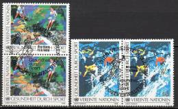 Nations Unies (Vienne) - 1988 - Yvert N° 85 & 86 - Usados