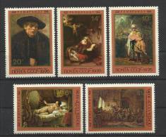 Russie Russia URSS USSR ** MNH Tableaux Peintures  4319/23 Rembrandt  Nus - Rembrandt