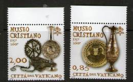 VATICAN 2007 MUSEE CHRETIEN  YVERT N°1431/32  NEUF MNH** - Unused Stamps