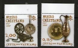 VATICAN 2007 MUSEE CHRETIEN  YVERT N°1431/32  NEUF MNH** - Nuovi