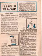 Supplément à L'Echo De La Mode N°13 , 1961 - Guide De Vacances - Mode