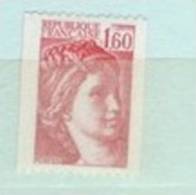 TIMBRES**  ROULETTE SABINE  1.60  ET 1.30# N° 2158a  + 2063a # N° ROUGE 770 + 180 - Coil Stamps