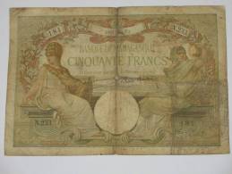 50 Francs 1937-1947 Sans Date - MADAGASCAR - Banque De Madascar - ***  Billet Assez Rare *** - Madagaskar