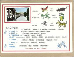 09  SAINT   GIRONS      CARTE   PRE    IMPRIMEE   A  REMPLIR - Saint Girons