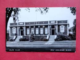 Rppc By Cook  Red Oak Iowa  Elks Club-- EKC Box  -ref  781 - Autres & Non Classés