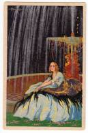 ILLUSTRATORS A. BUSI FANCY LADY BY THE WATERFALL DEGAMI Nr. 1000 OLD POSTCARD - Busi, Adolfo