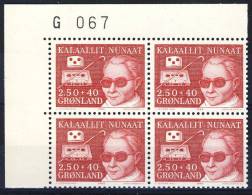 #Greenland 1983. Corner Bloc Of 4. No. G67. MNH(**) - Neufs