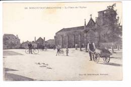 MONCOUTANT (Deux-Sèvres)  --  La Place De L'Eglise - Moncoutant