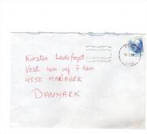 69656)lettera Norveggese Con Un Valore + Annullo - Used Stamps