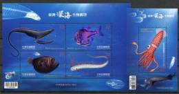 2012 TAIWAN Fische Fishes Poissons Pesci Hologramm 2Blocks ** MNH - Unused Stamps