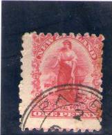 NOUVELLE ZELANDE 1900-9 O SANS FILIGRANE - Used Stamps