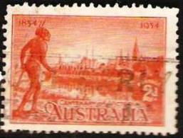 AUSTRALIA -  USED - 1934 2d Victorian Centenary - Perf 11.5 - Oblitérés