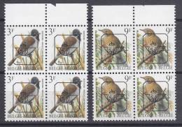 PRE821P6a En PRE833P6a (4) **, Moeilijk Te Vinden ! (X20851) - Typos 1986-96 (Oiseaux)