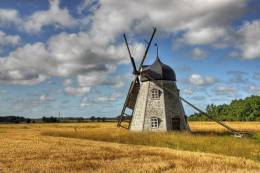 A58-33  @    Windrmill Mill Moulin à Vent   Windmolen  , ( Postal Stationery , Articles Postaux ) - Moulins