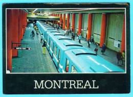 Postcard - Montreal, Metro, Station McGill - Subway