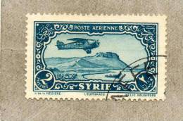 SYRIE  (Mandat Français) : Avion Survolant L´Euphrate - Paysage - - Luftpost