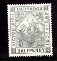 Barbados, 1897-98, SG 117, Mint Hinged - Barbades (...-1966)