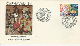 ESPAÑA SPD FDC CARNAVAL DE TENERIFE CANARIAS - Karnaval