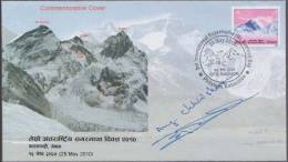 Autograph / Signature Of Climber / 3rd International Mt. Everest Day, Philatelic Exhibition, 2010 Nepal - Arrampicata