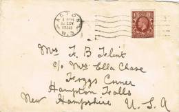 0658. Carta ACTON West London (Gran Bretaña) 1936 - Lettres & Documents